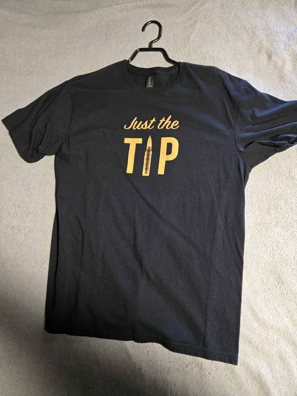 C4L Just the Tip Graphic Tee - Black and Gold